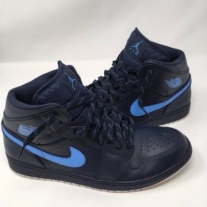 Nike Air Jordan 1 Mid Obsidian Blue Size 12